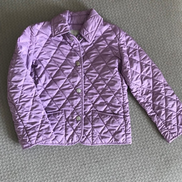 burberry jacket kids purple